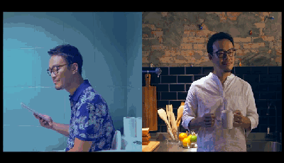 ▲录制微软Surface广告