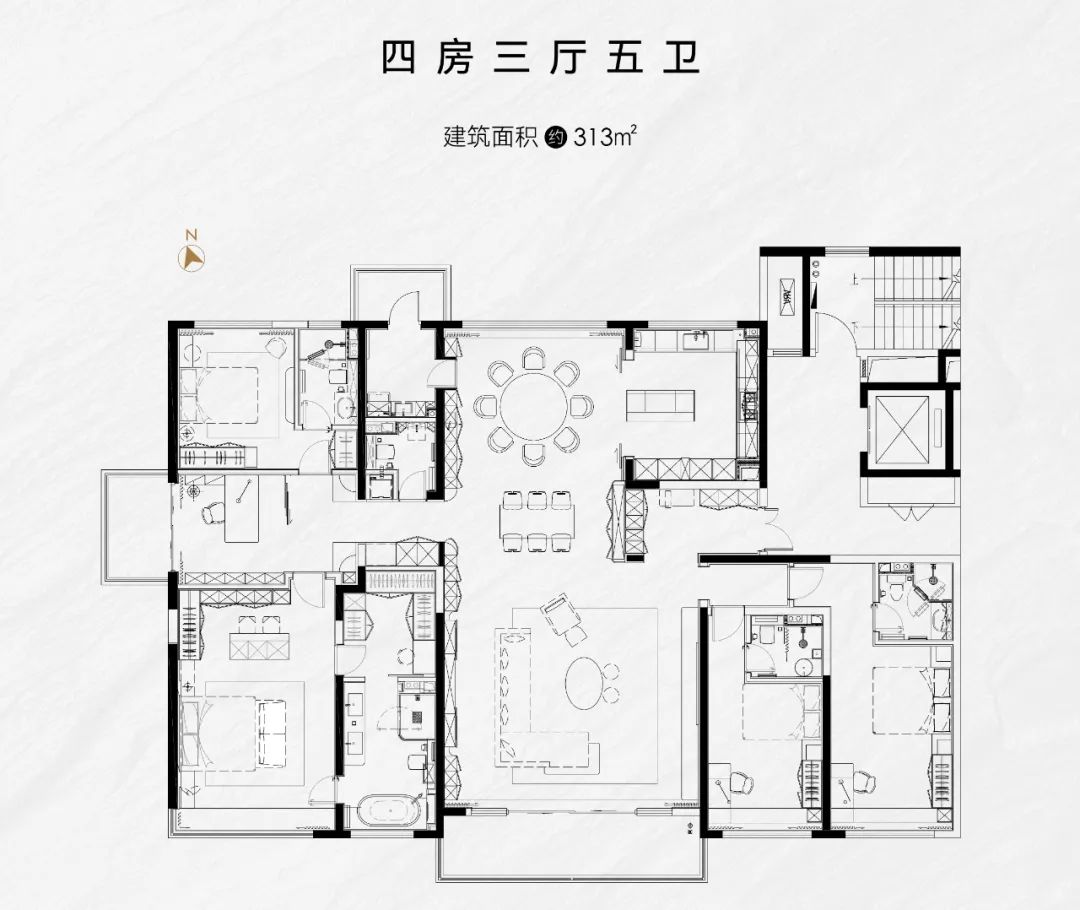 银丰玖玺城二期珺府户型图