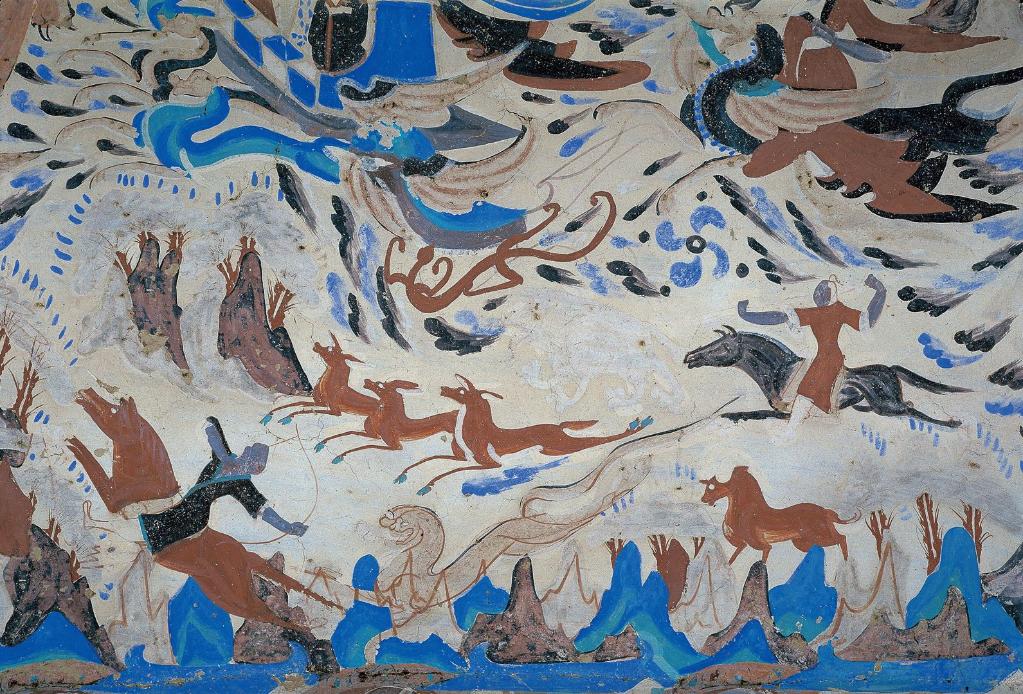 莫高窟第249窟壁画.敦煌研究院供图