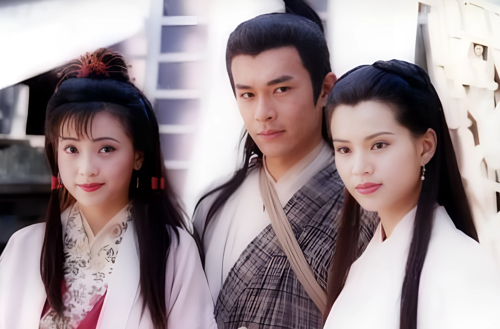 (郭芙,杨过,小龙女剧照)郭襄自打当年风陵渡口见了杨过一面之后,从此