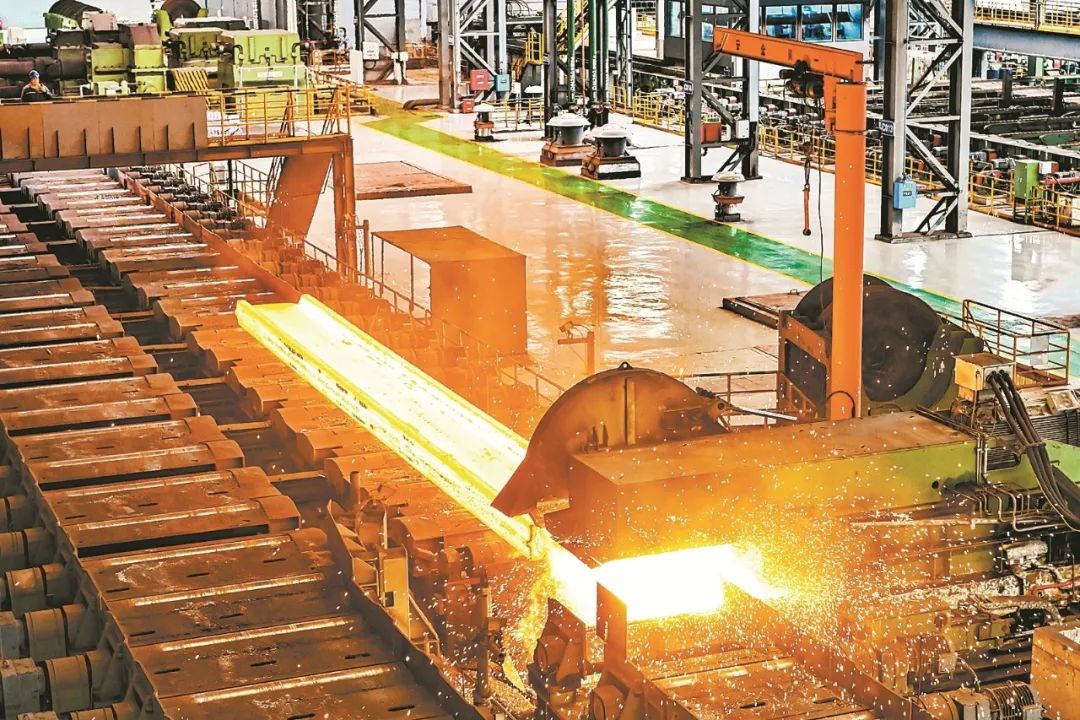 中国宝武马钢长材事业部重型h型钢生产线
