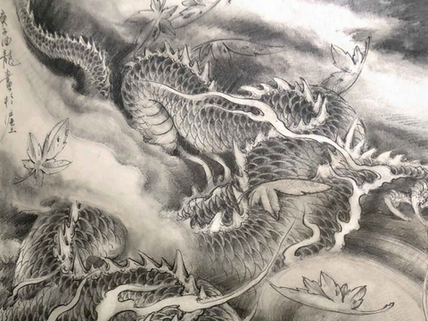 龙的画法教程|龙|画龙|教程_新浪新闻