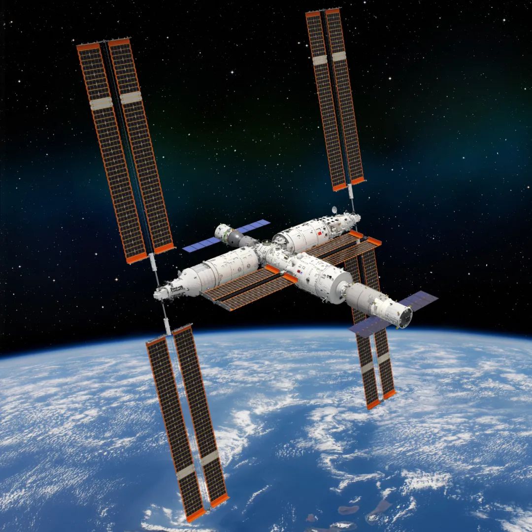 空间站组合体效果图