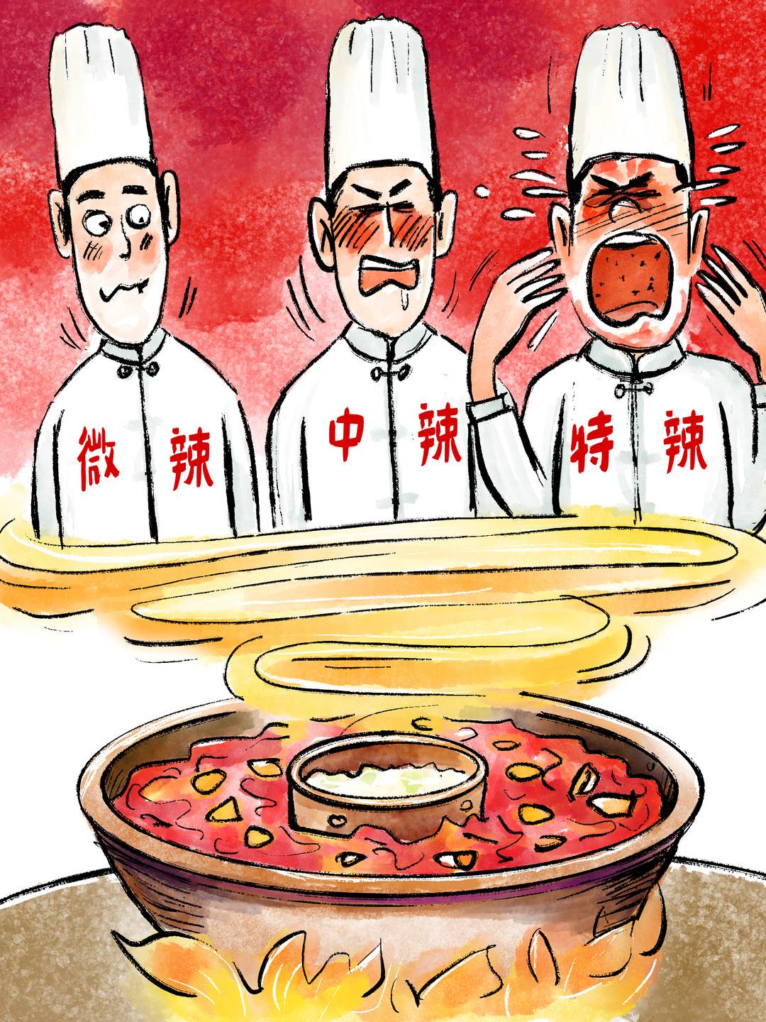 画说热点火锅辣度