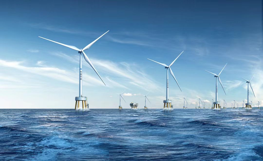 苍南2号海上风电项目效果图