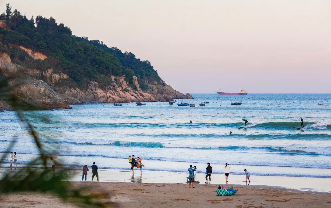 苍南马站镇后槽村海滨浴场.陈明铭 摄