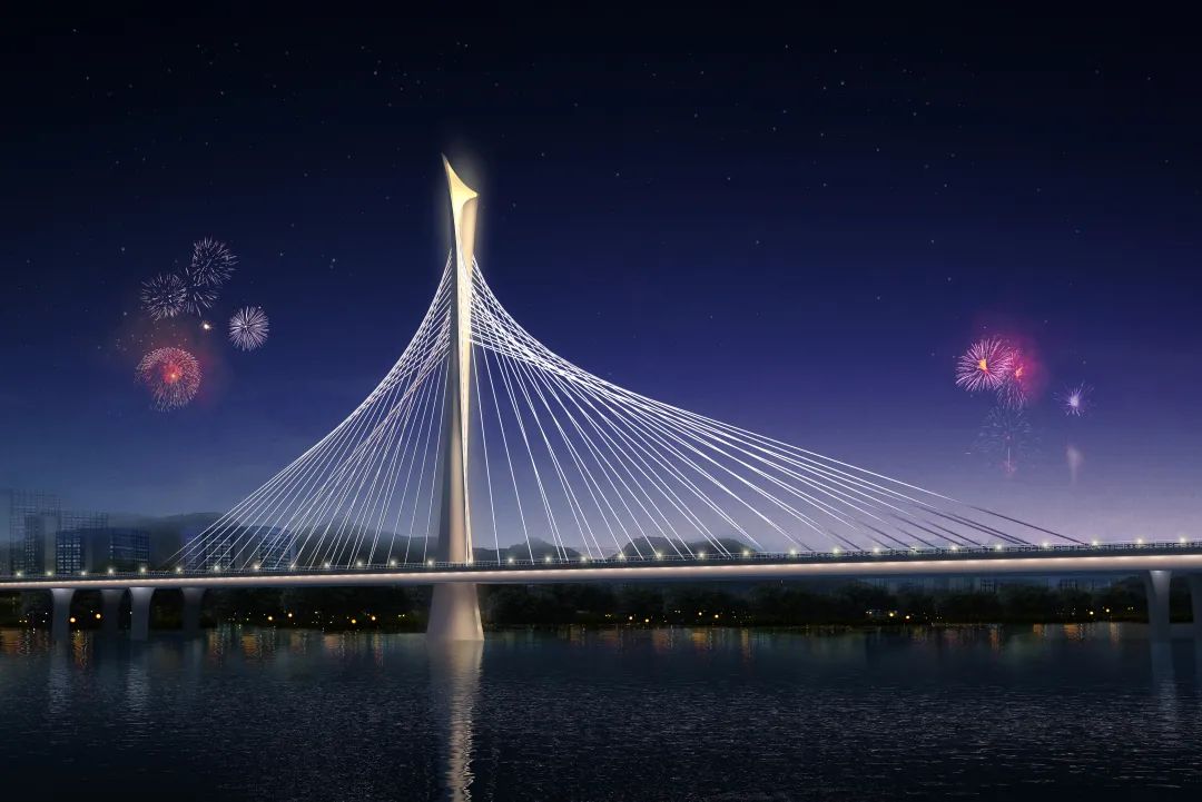 滹沱河特大桥效果图.交投集团提供