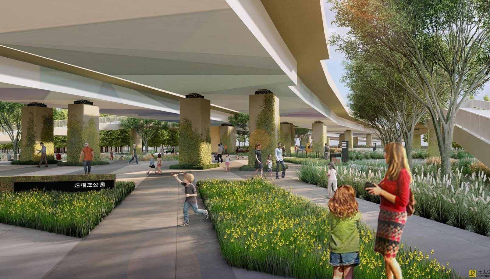 桥下空间--改造后