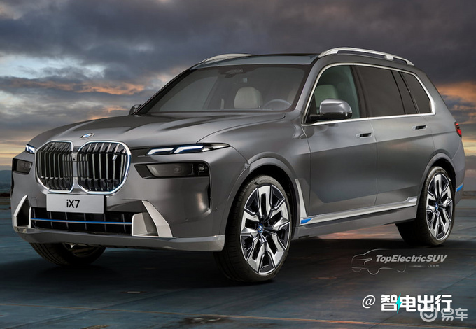 宝马全新旗舰suv曝光内饰比奔驰豪华车身尺寸加长