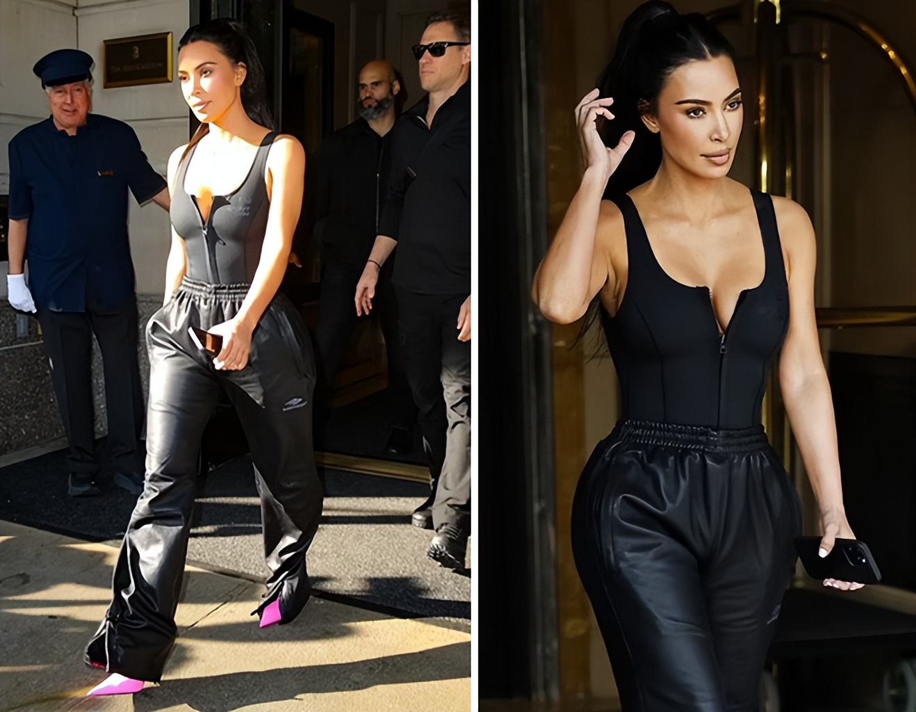 金·卡戴珊（Kim Kardashian）全身都穿了一件身材试穿的孕妇装 - 生活 | March 2024