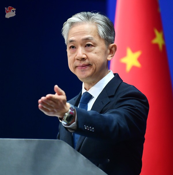 汪文斌 资料图.图源:外交部网站