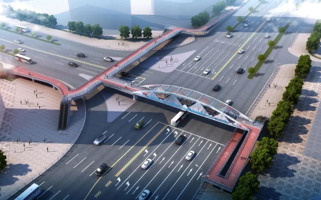 中南路天桥曾经是武汉内环线最"难过"的都能够方便过街了还是坐轮椅