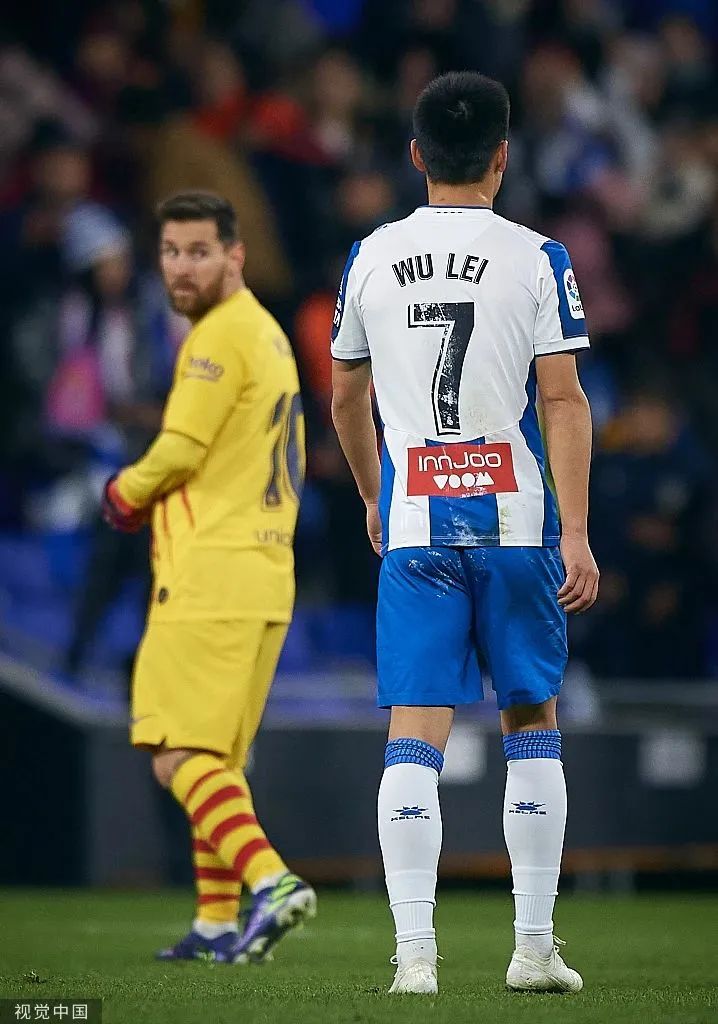 梅西和武磊无缘在中国重逢.