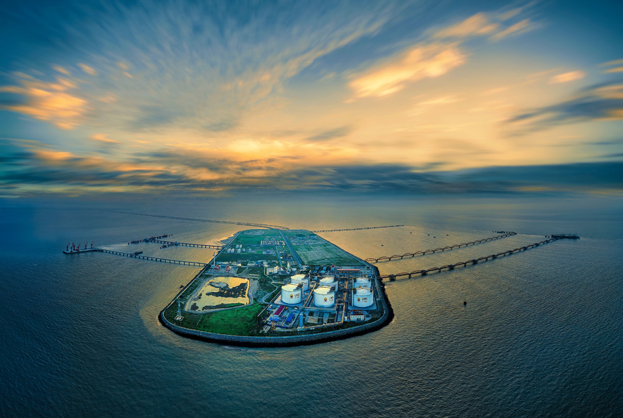 南通市如东县洋口港经济开发区阳光岛.赵敏 摄,南通市委宣传部供图