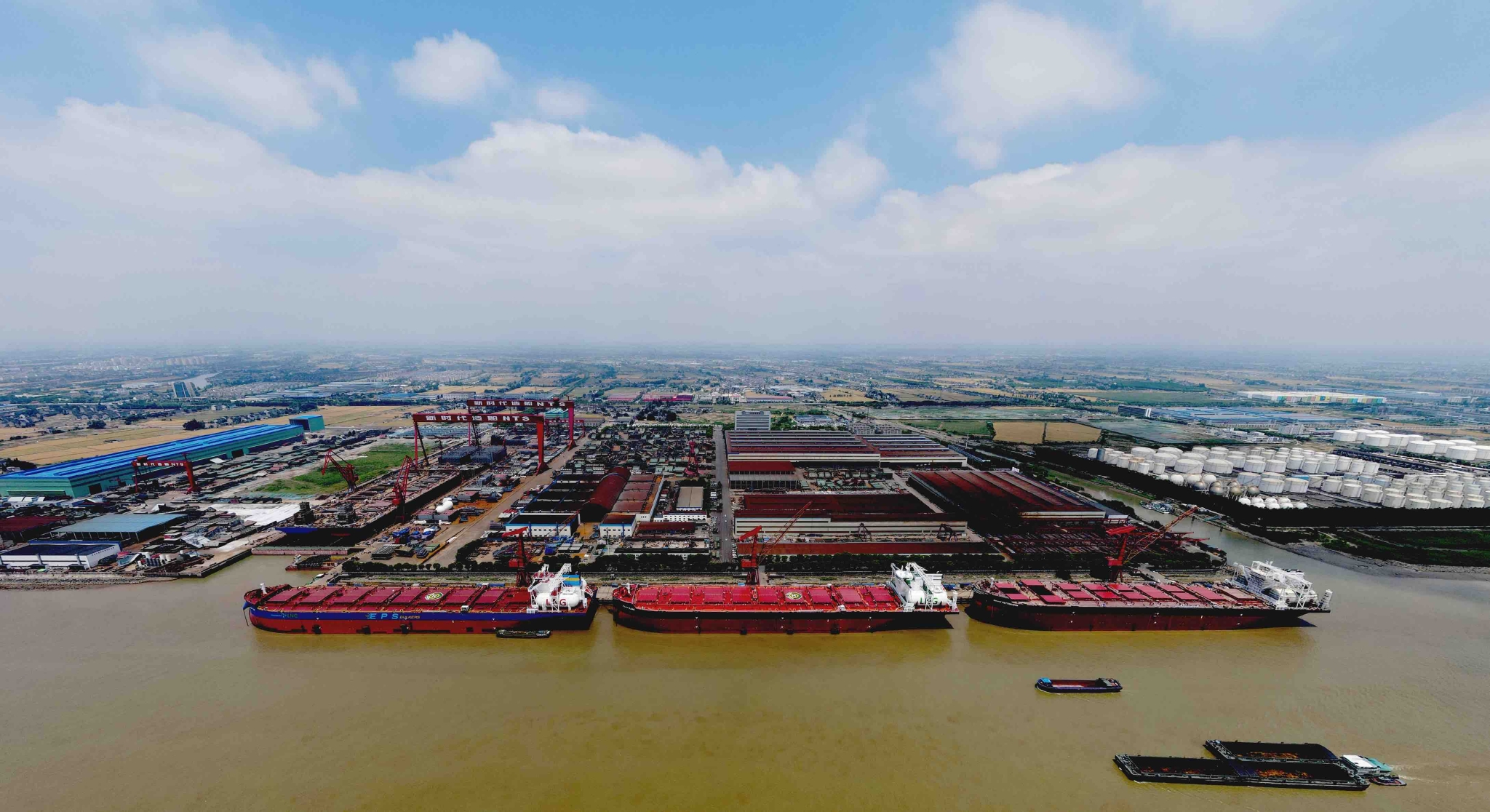 泰州靖江造船业起步于20世纪70年代,如今,船舶产业已经成为靖江市工业