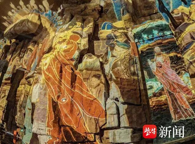 浪漫之地的光:一苇渡达摩石窟光影艺术馆幕燕滨江自古以来就是文人