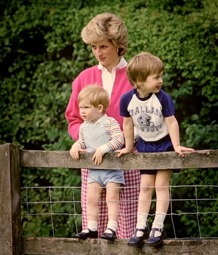 戴安娜与两个儿子