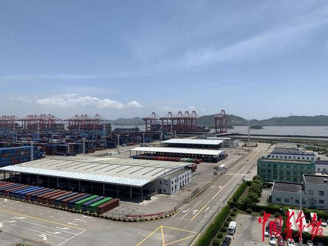 梅山港区一角.中青报·中青网记者 孙庆玲/摄