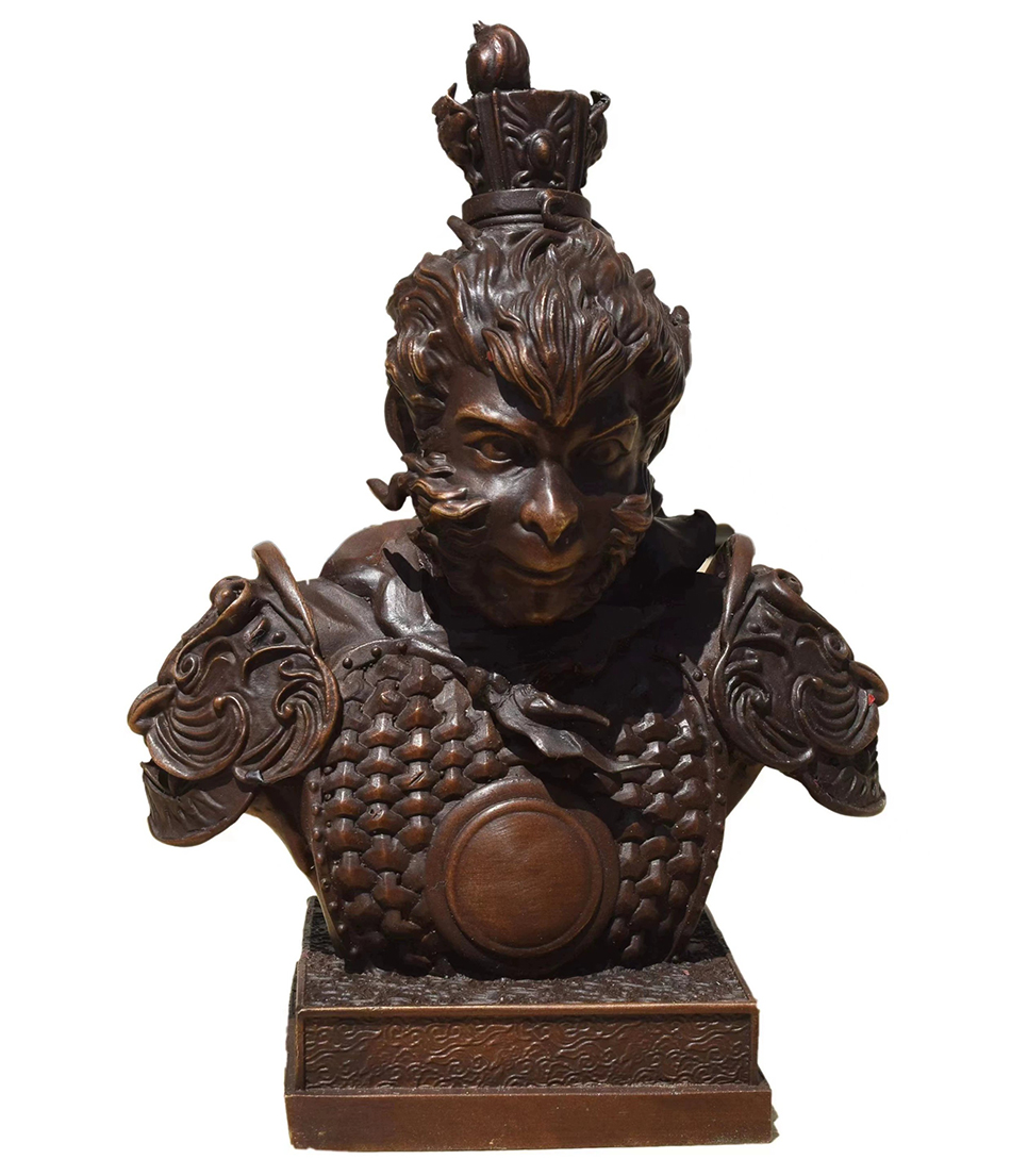 孙悟空正面 本文图片均来自淘宝店"花果山工艺美术"