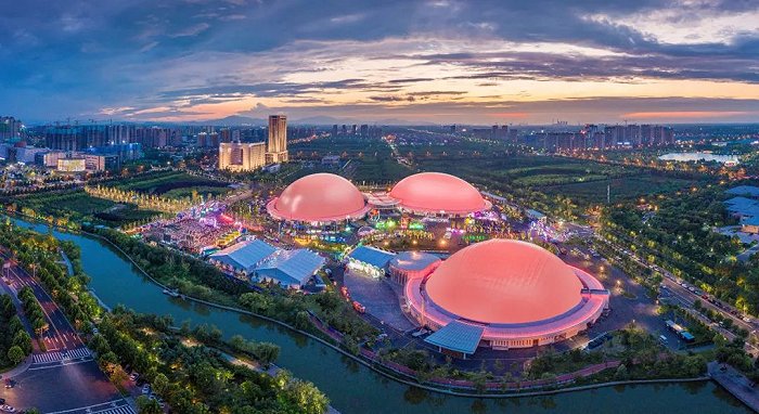 淄博会展中心.(图源:淄博日报社)