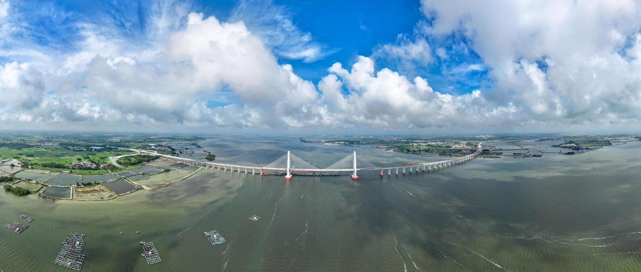 鹭洲大桥进入冲刺湛江再添跨海大桥