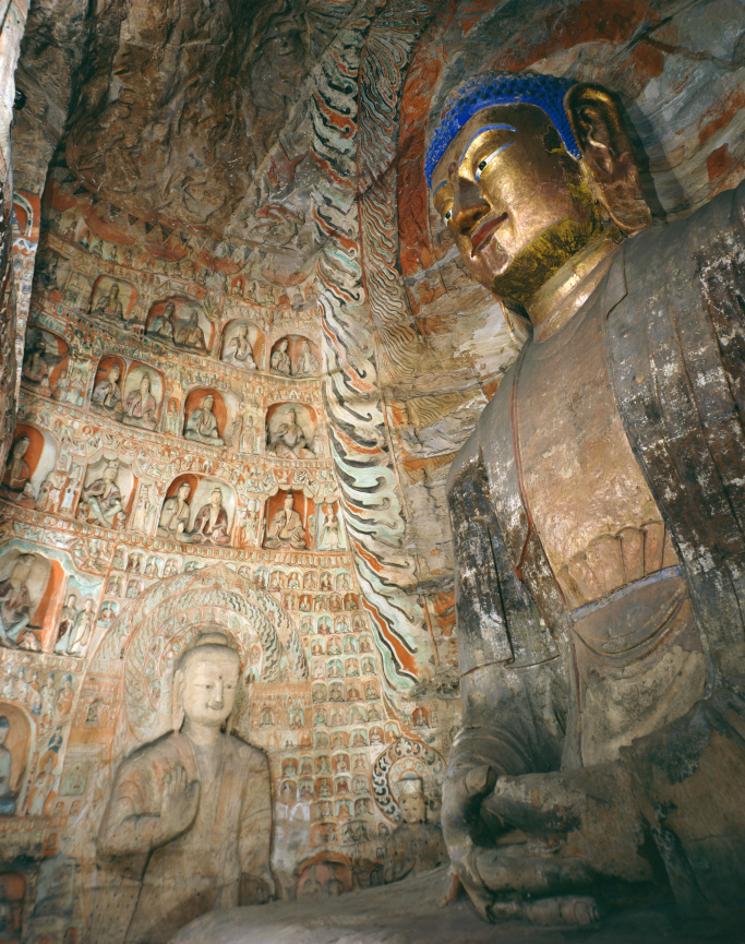 云冈石窟第5窟大佛.云冈研究院 供图