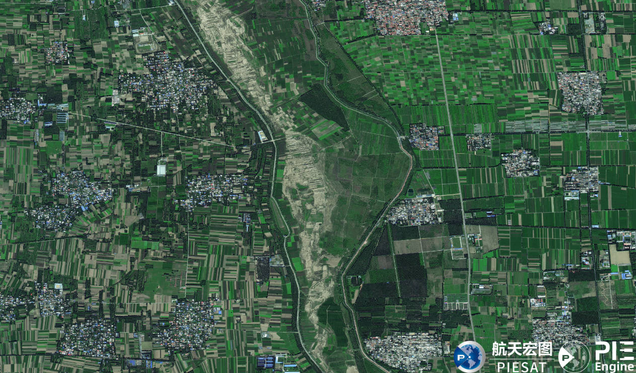 60万米高空看京津冀|永定河再次全线通水！珍贵卫星图曝光