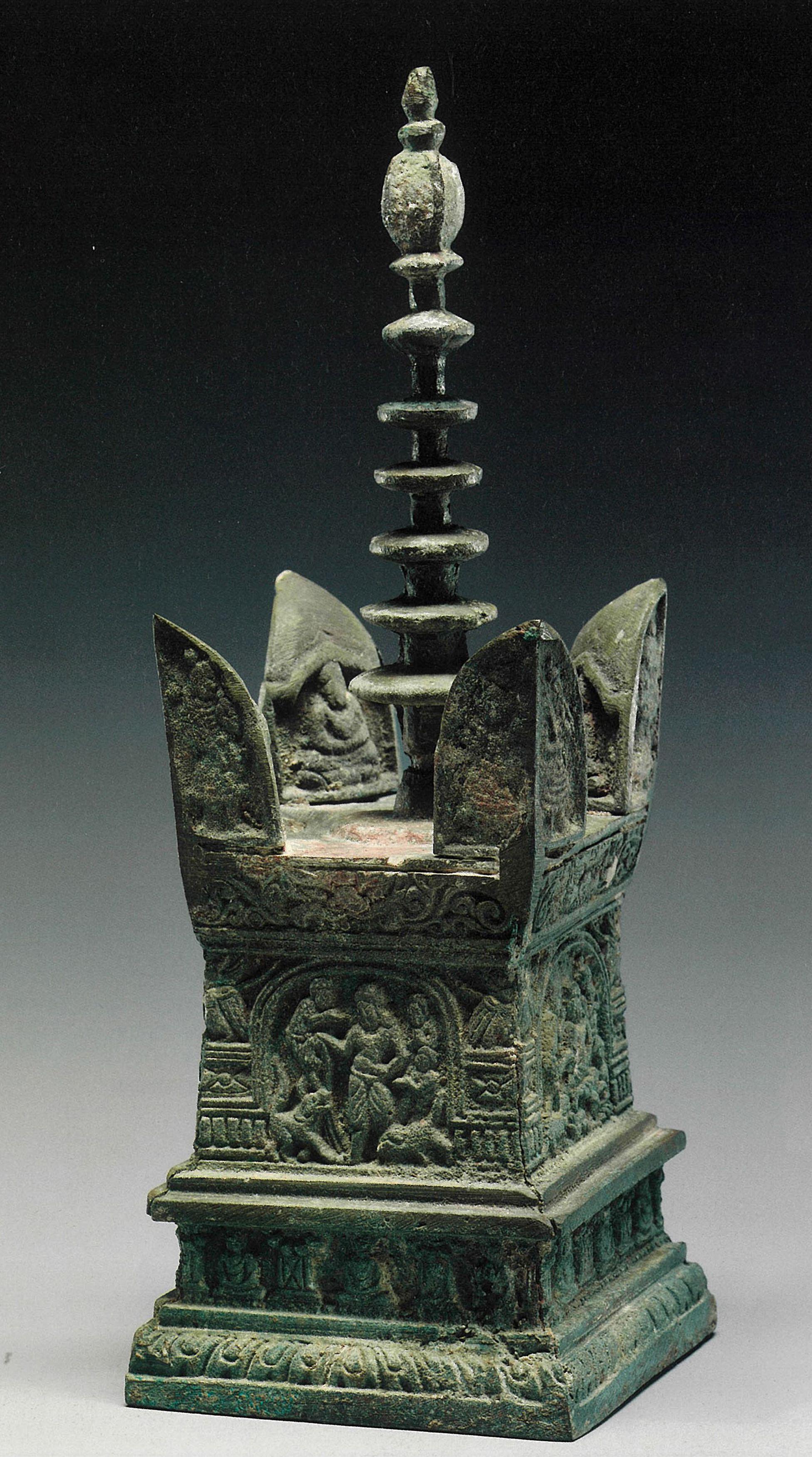 图二&nbsp; 金华万佛塔出土阿育王塔