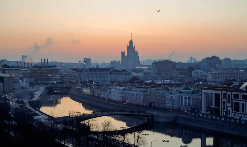 莫斯科遭无人机袭击。图源：美媒