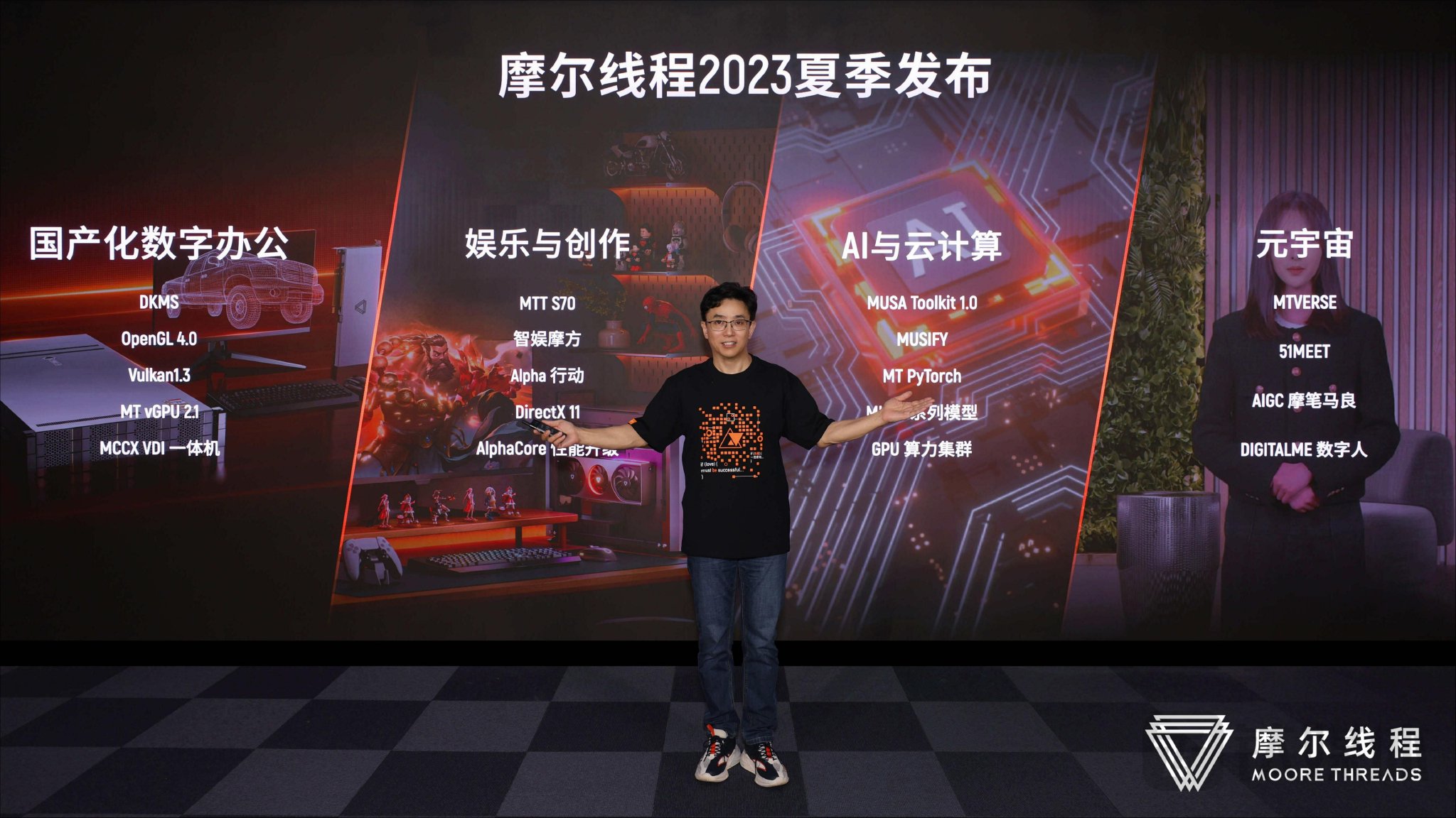 摩尔线程发布全新国产GPU显卡，张建中：世界变化太快，真正挑战是自己｜硅基世界__财经头条