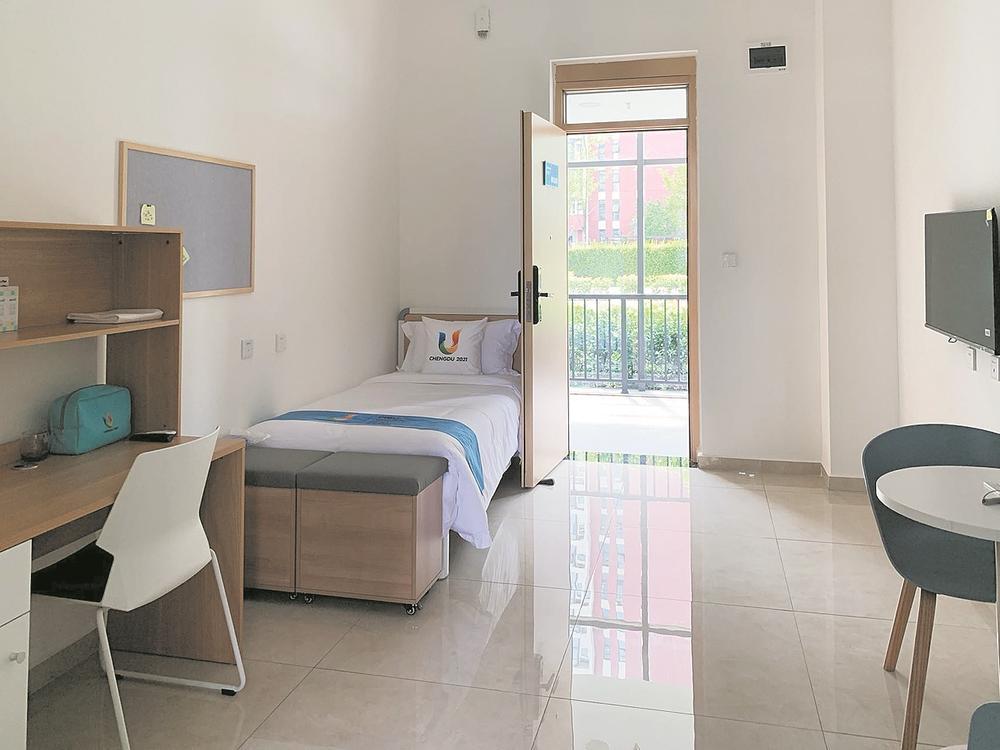 绿色,环保的大运村运动员宿舍