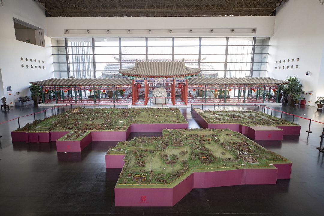 圆明园全景立雕模型