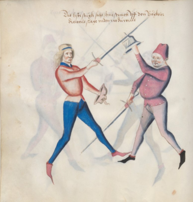 献给普法尔茨伯爵和路德维希五世的剑术书 p.110（巴伐利亚州立图书馆Cgm 1507）