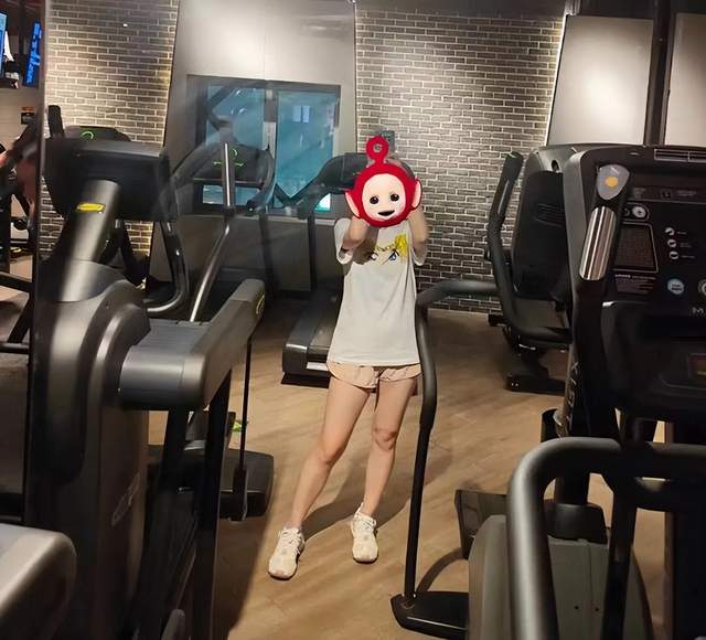 图/健身房拍照打卡;来源/柒柒供图