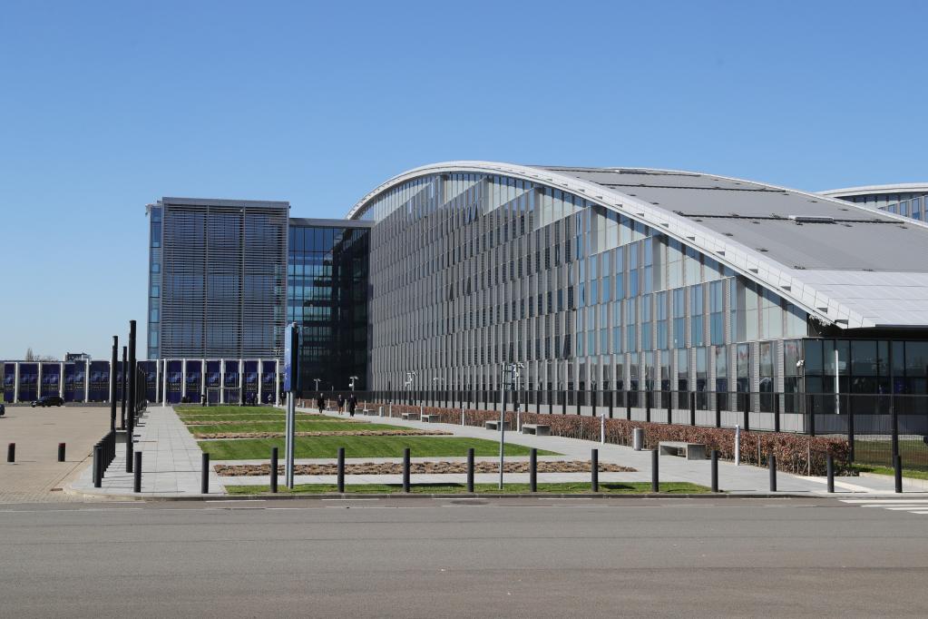 这是位于比利时布鲁塞尔的北约总部(2023年4月3日摄).