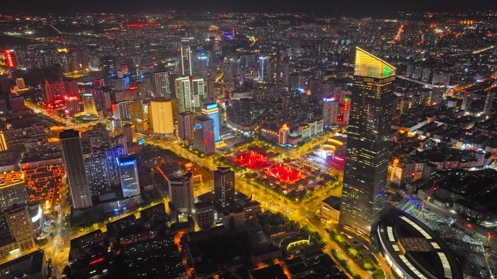 2023年6月5日拍摄的沈阳城市夜色.新华社记者杨青 摄