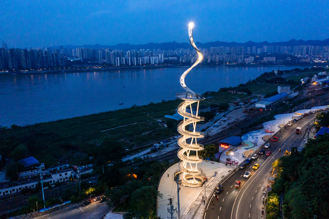 九龙坡区黄桷坪山城步道.图:重庆住建