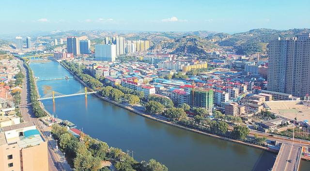 柳林县城全景图(资料图片.