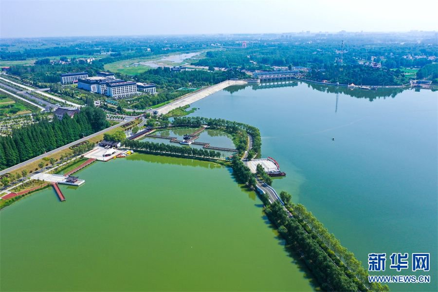 河南光山:龙山湖国家湿地公园风景如画|信阳市|河南省_新浪新闻
