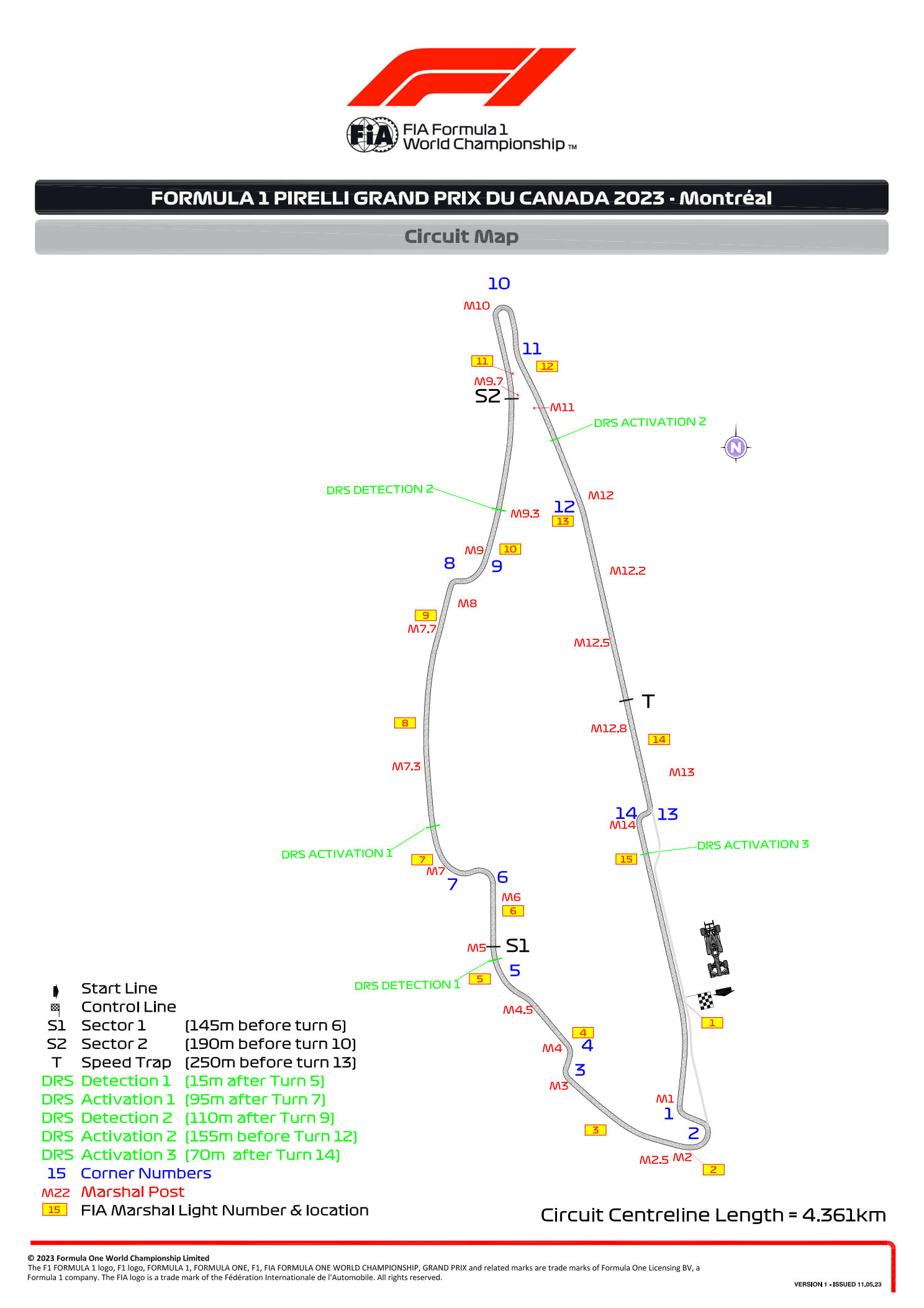 FIA官网更新加拿大大奖赛赛道图 图二三四是Albert……|F1加拿大大奖赛|F1|fia官网|车队|装车_新浪新闻