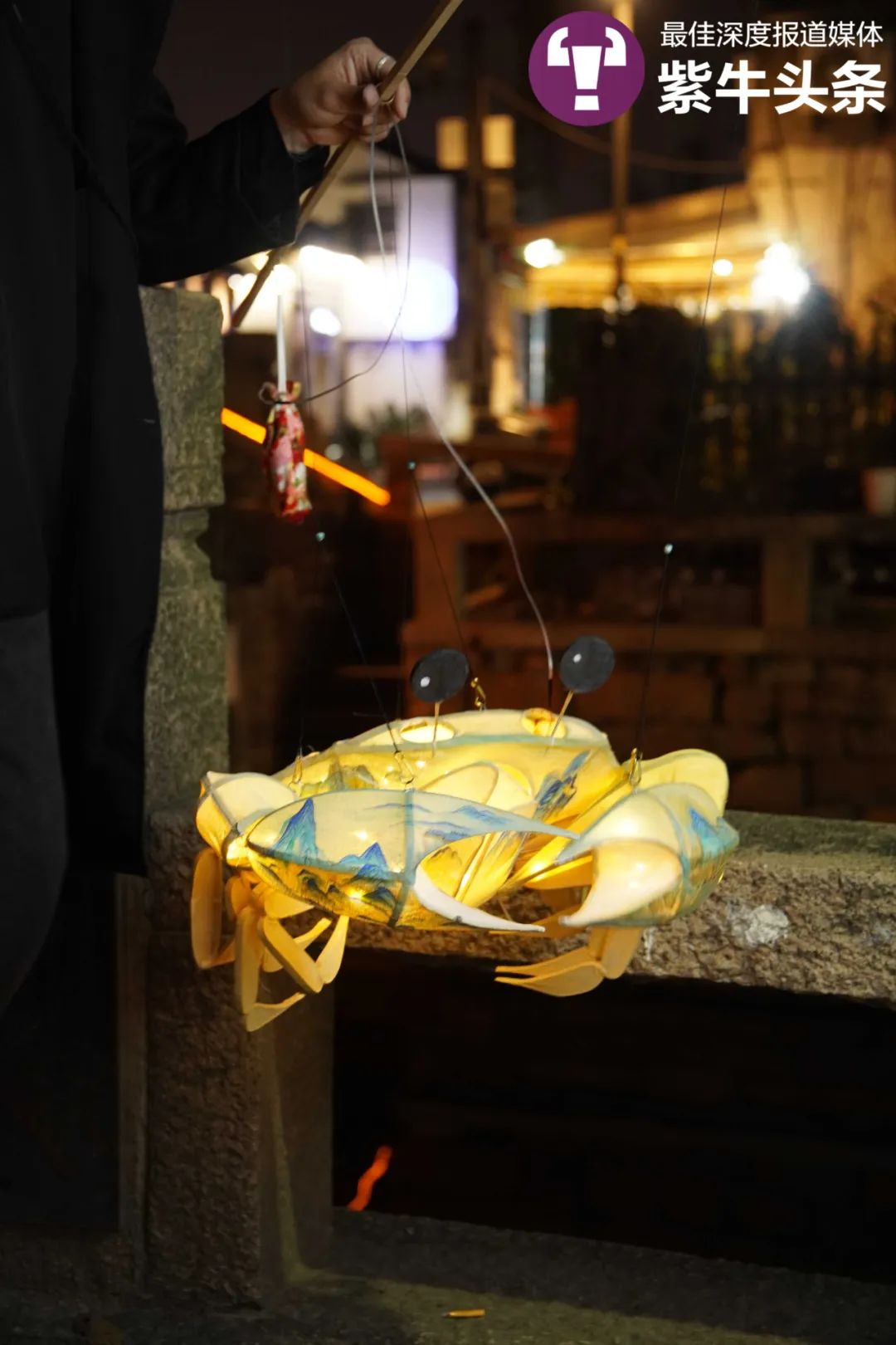 徐海罡做的螃蟹花灯