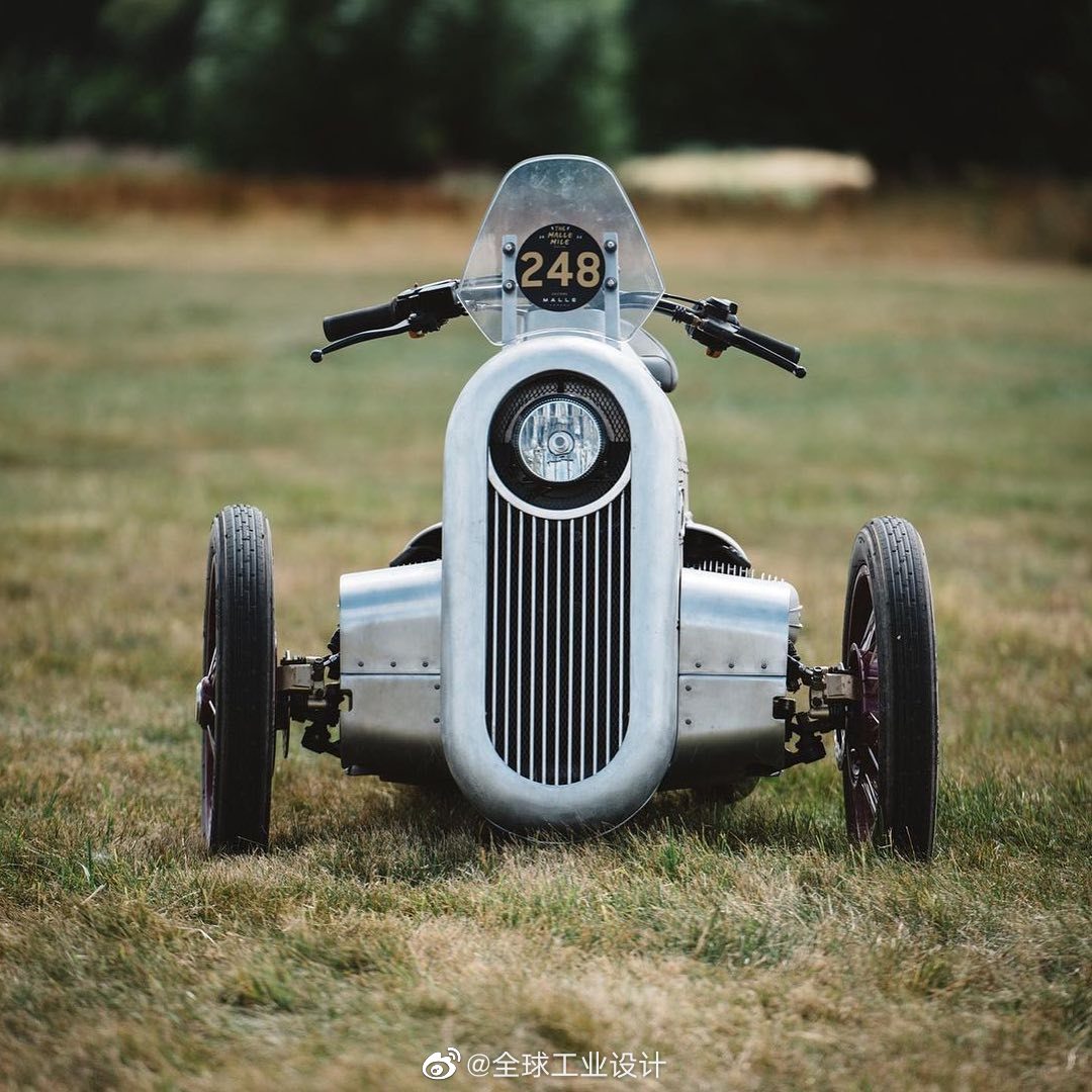 bmw tim cumpert蒸汽朋克三轮摩托车,复古的外表依旧我行我素