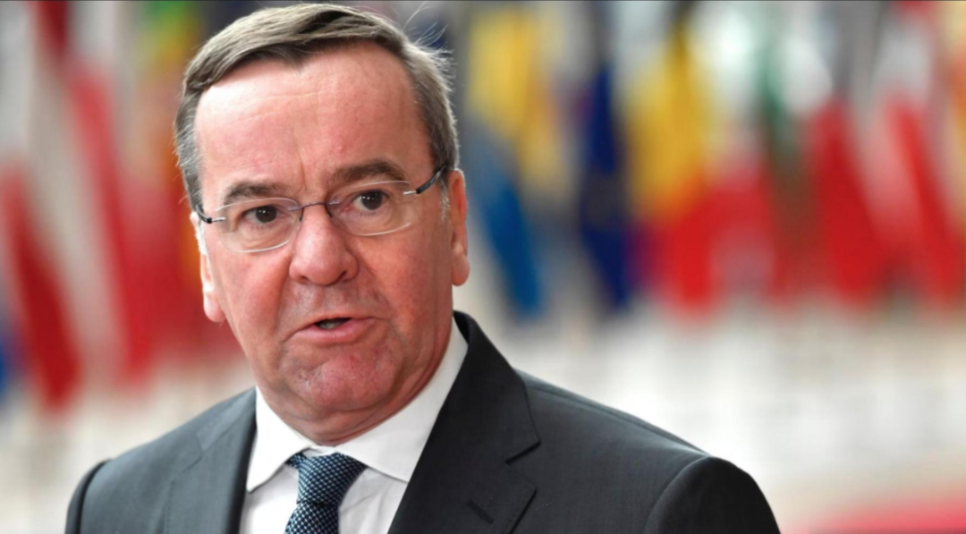 德国联邦国防部长皮斯托留斯资料图