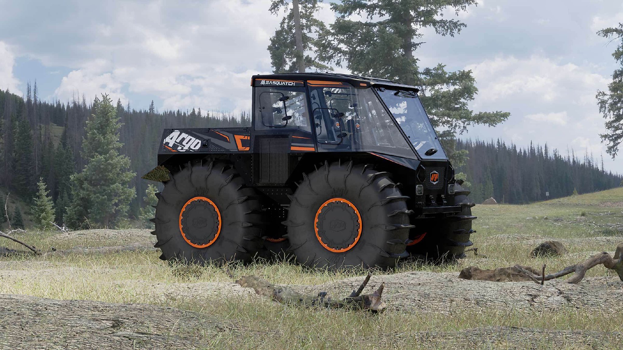 轮胎比suv还高,加拿大公司推出大脚怪两栖"皮卡"