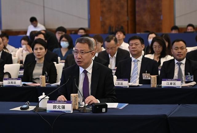 湖北省委常委,武汉市委书记郭元强.