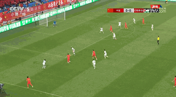 第34分钟，高准翼与林良铭配合后横扫后点，武磊打空门得手。
