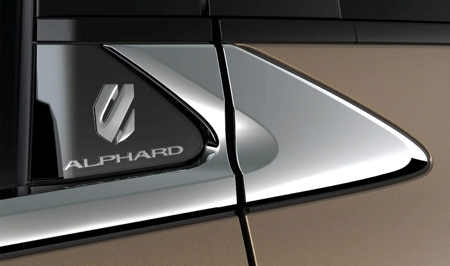 因此旧款车头那个jdm味甚浓的alphard专属logo被改成丰田"牛头标"