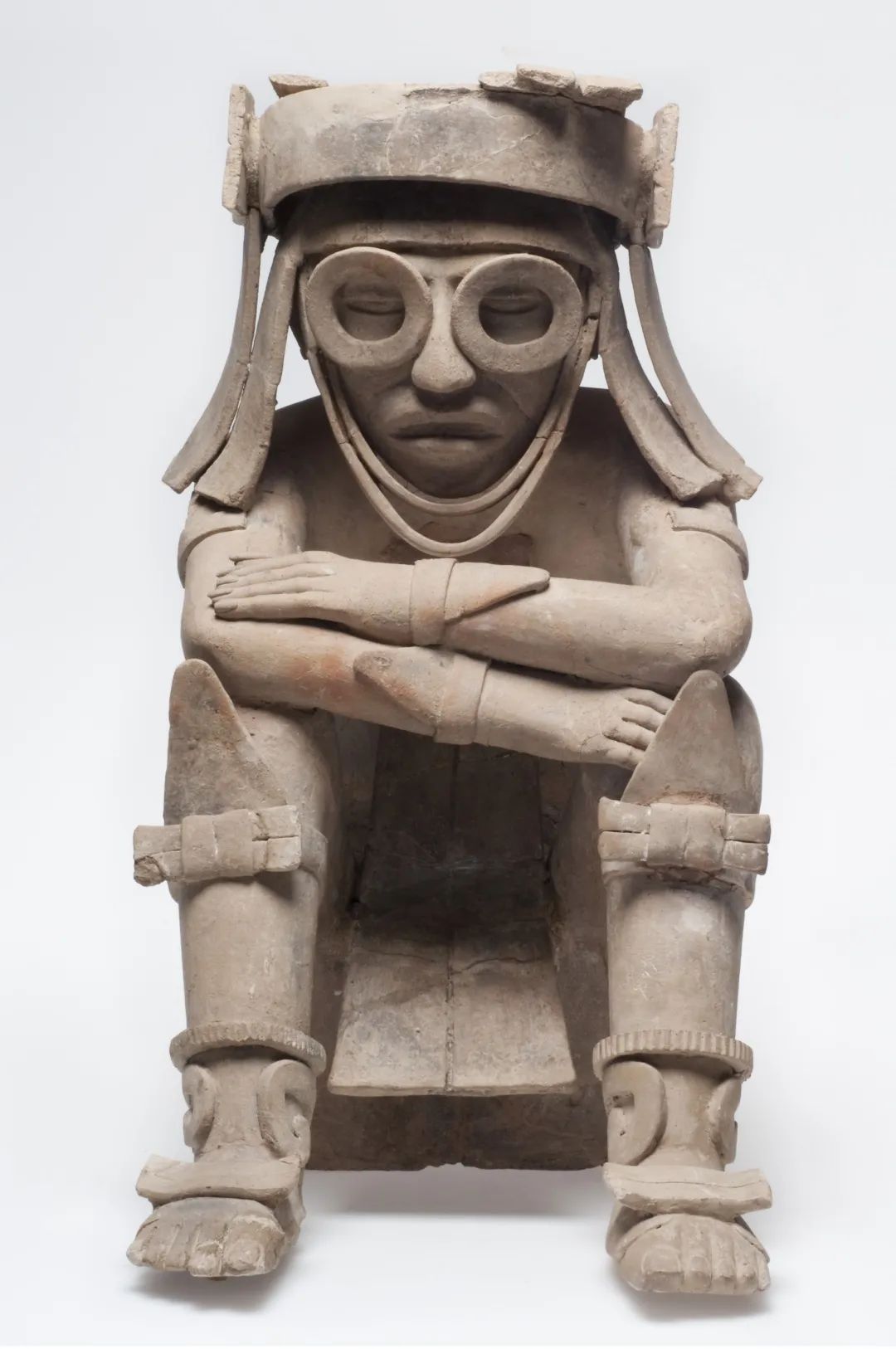 雨神特拉洛克陶像&nbsp;公元600—900年&nbsp;哈拉帕人类学博物馆藏