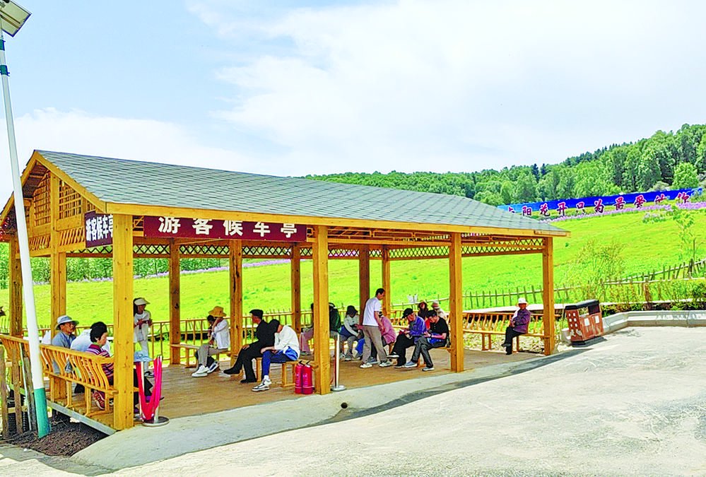 卡阳景区,游客在候车.受访者提供&nbsp;摄