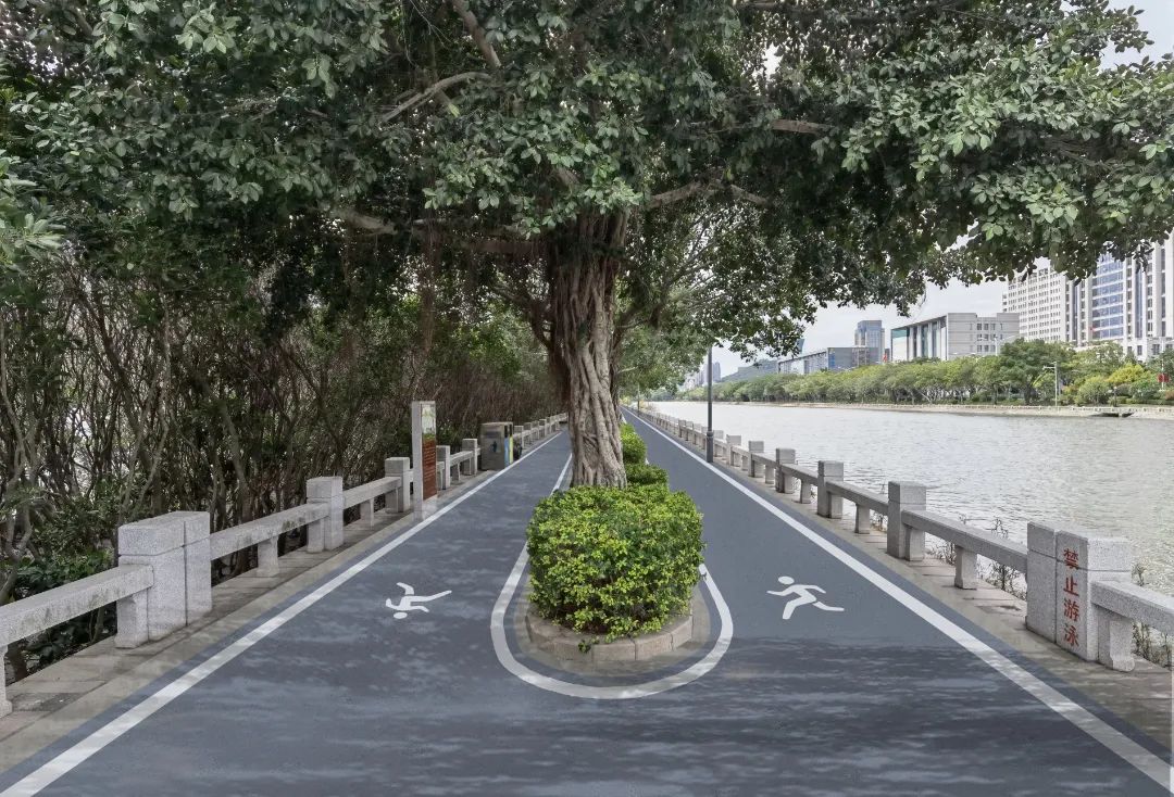 筼筜湖健身步道三期效果图